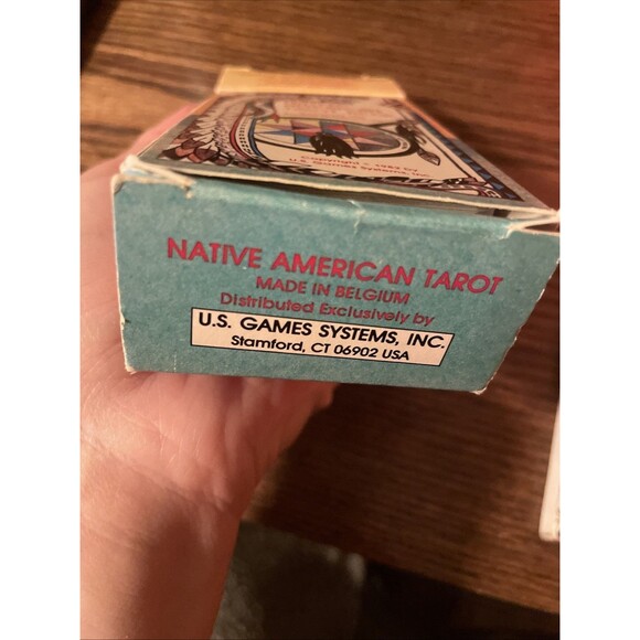 Vintage 1982 Native American Tarot Deck Complete Cards Great Condition Belgium - Picture 8 of 12